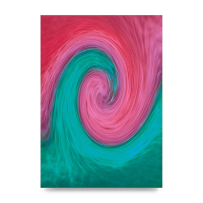 Swirl Printed Poster - unframed print