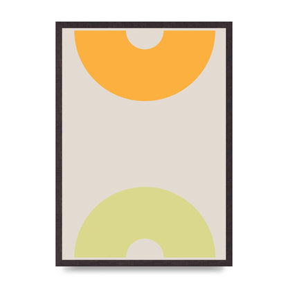 Graphic Arch Yellow Two Art For The Home - A2 framed