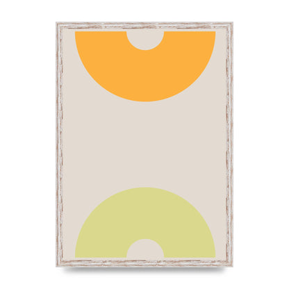 Graphic Arch Yellow Two Art For The Home - A2 framed