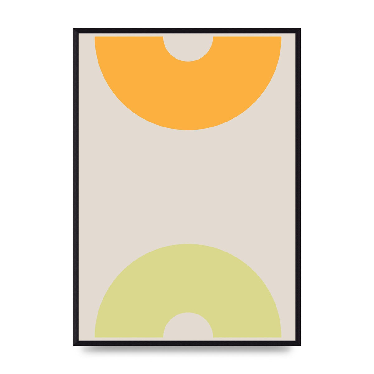 Graphic Arch Yellow Two Art For The Home - A2 framed