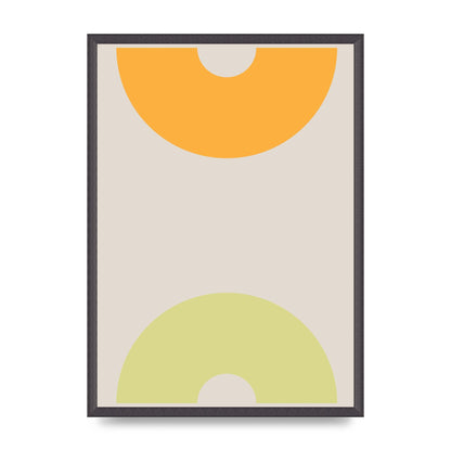 Graphic Arch Yellow Two Art For The Home - A2 framed
