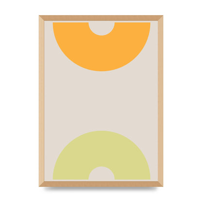 Graphic Arch Yellow Two Art For The Home - A2 framed