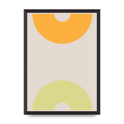 Graphic Arch Yellow Two Art For The Home - A2 framed