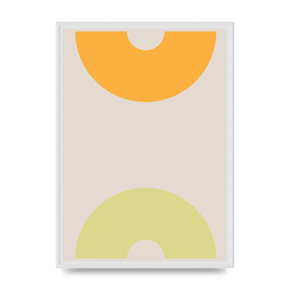 Graphic Arch Yellow Two Art For The Home - A2 framed