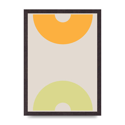 Graphic Arch Yellow Two Art For The Home - A3 framed