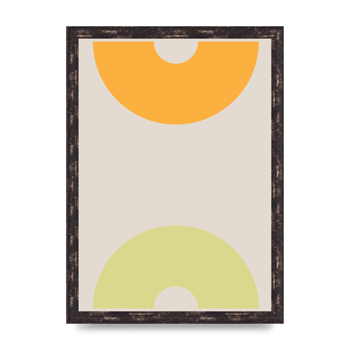 Graphic Arch Yellow Two Art For The Home - A3 framed
