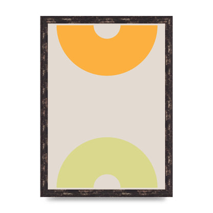 Graphic Arch Yellow Two Art For The Home - A3 framed