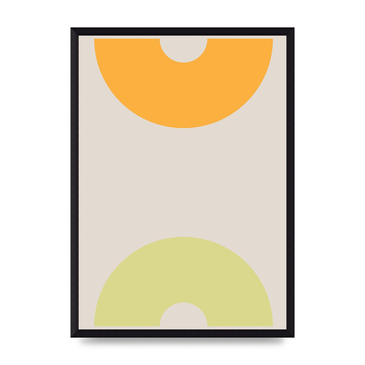Graphic Arch Yellow Two Art For The Home - A3 framed