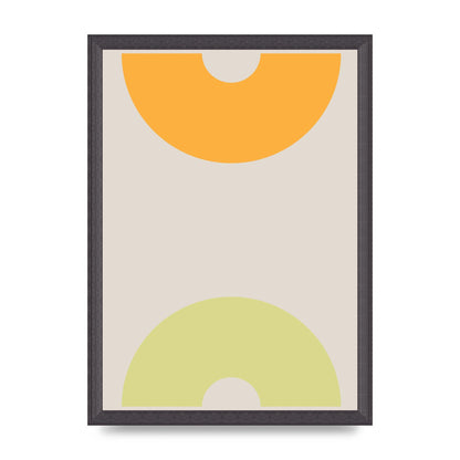Graphic Arch Yellow Two Art For The Home - A3 framed