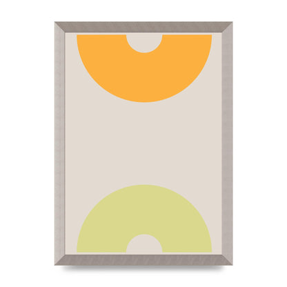 Graphic Arch Yellow Two Art For The Home - A3 framed
