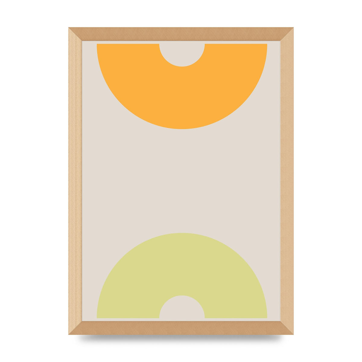 Graphic Arch Yellow Two Art For The Home - A3 framed