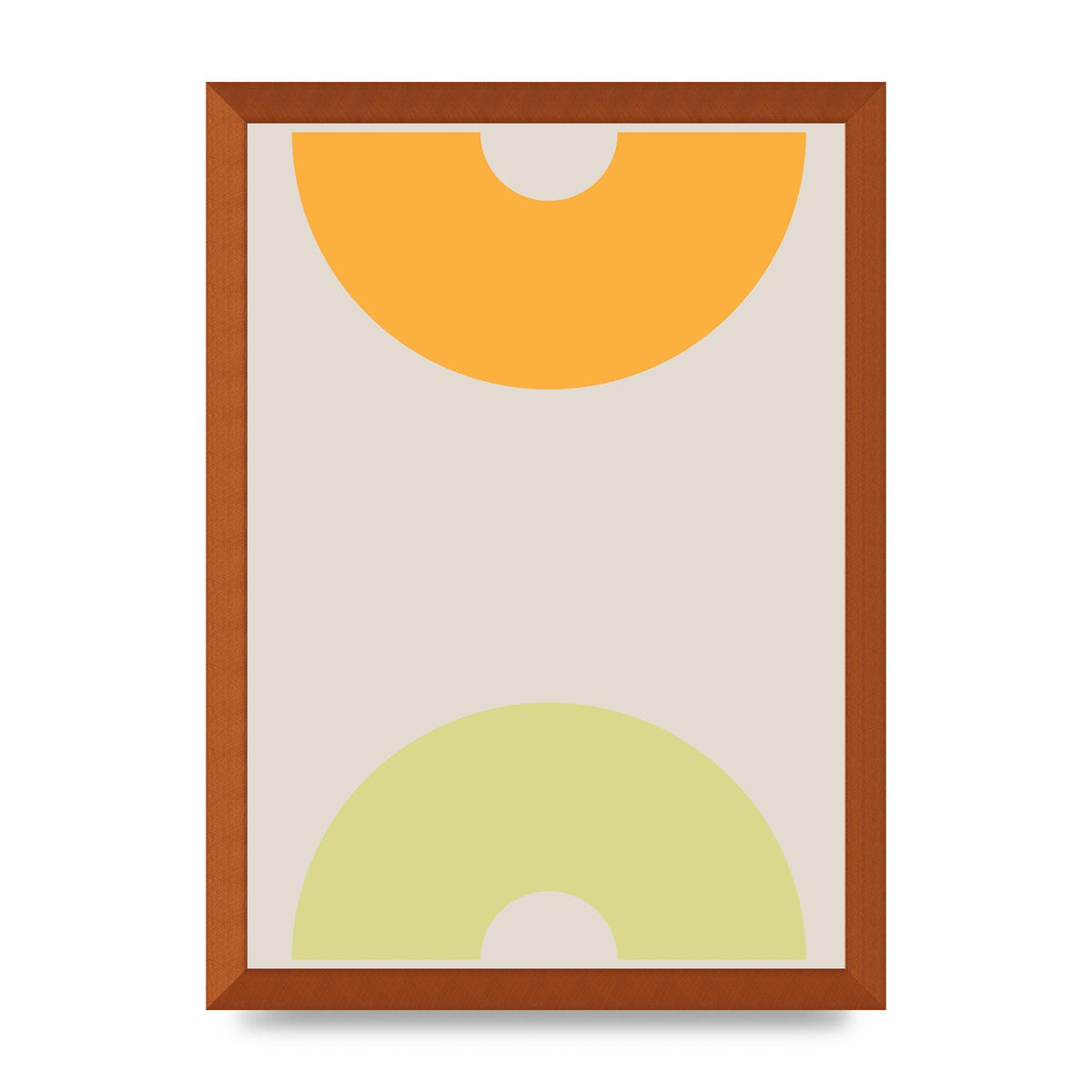 Graphic Arch Yellow Two Art For The Home - A3 framed