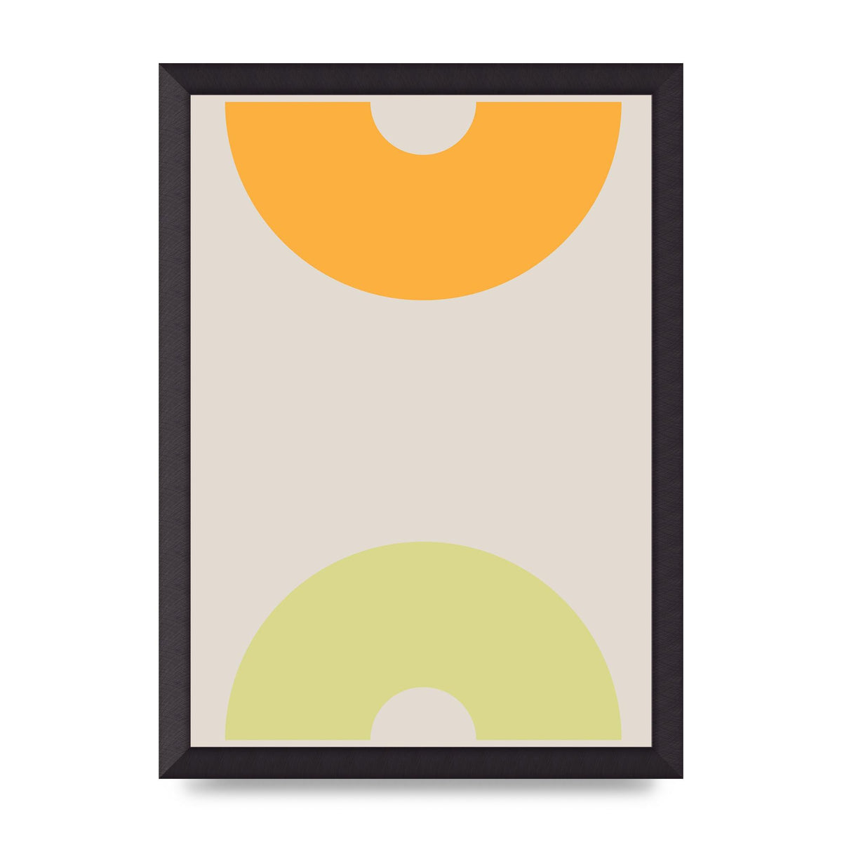 Graphic Arch Yellow Two Art For The Home - A3 framed