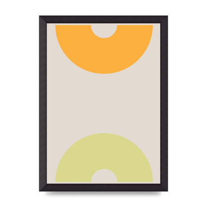 Graphic Arch Yellow Two Art For The Home - A3 framed