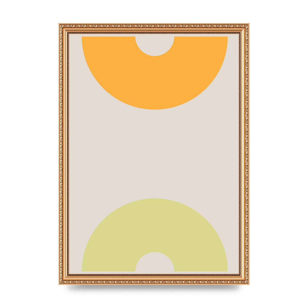 Graphic Arch Yellow Two Art For The Home - A3 framed