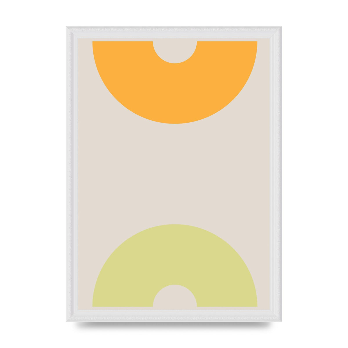 Graphic Arch Yellow Two Art For The Home - A3 framed