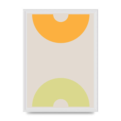 Graphic Arch Yellow Two Art For The Home - A3 framed