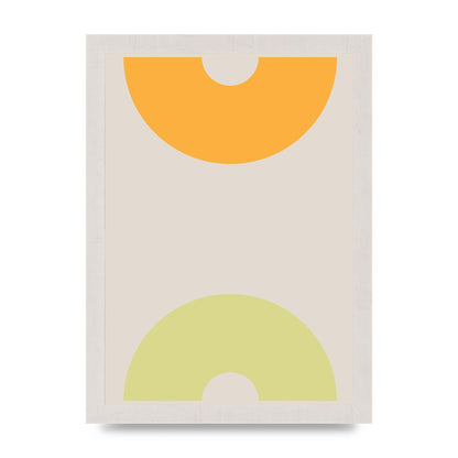 Graphic Arch Yellow Two Art For The Home - A4 framed