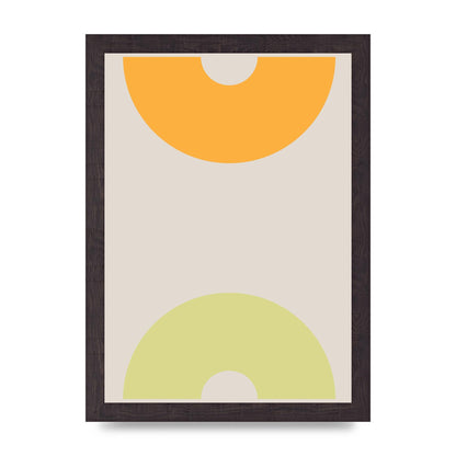 Graphic Arch Yellow Two Art For The Home - A4 framed