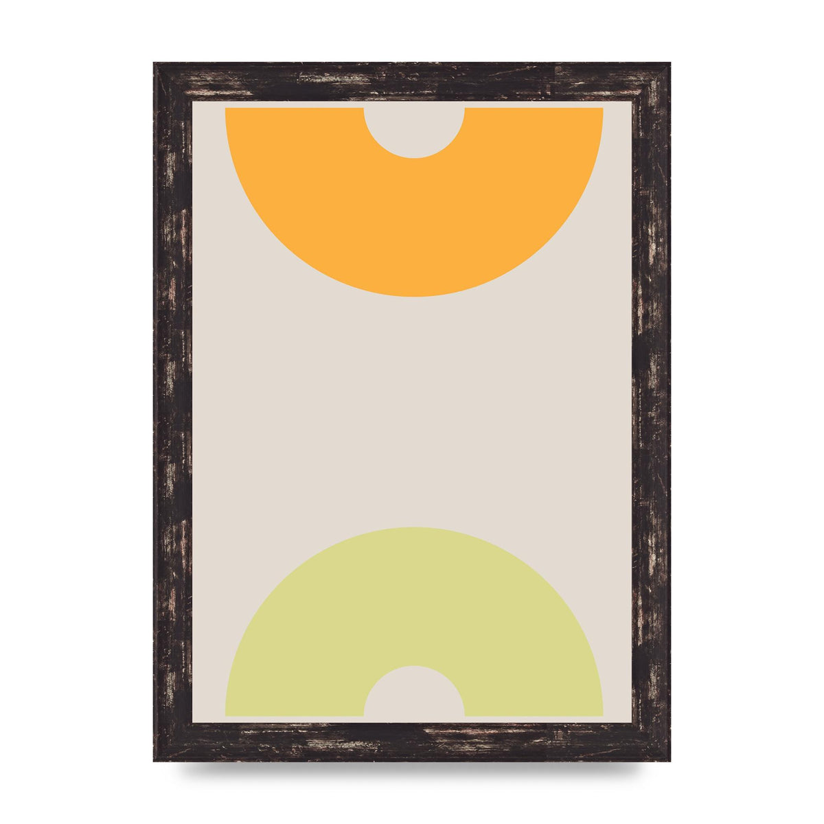 Graphic Arch Yellow Two Art For The Home - A4 framed