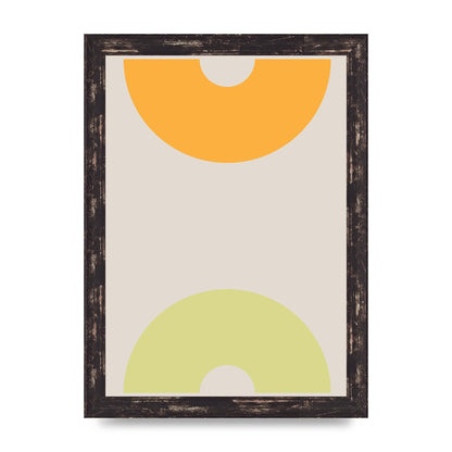 Graphic Arch Yellow Two Art For The Home - A4 framed