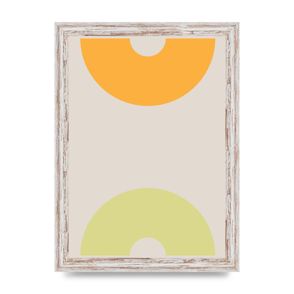 Graphic Arch Yellow Two Art For The Home - A4 framed