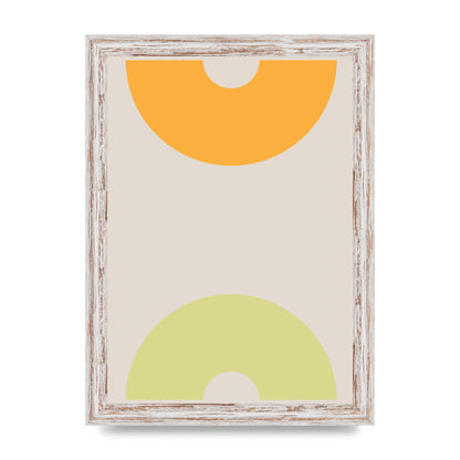 Graphic Arch Yellow Two Art For The Home - A4 framed