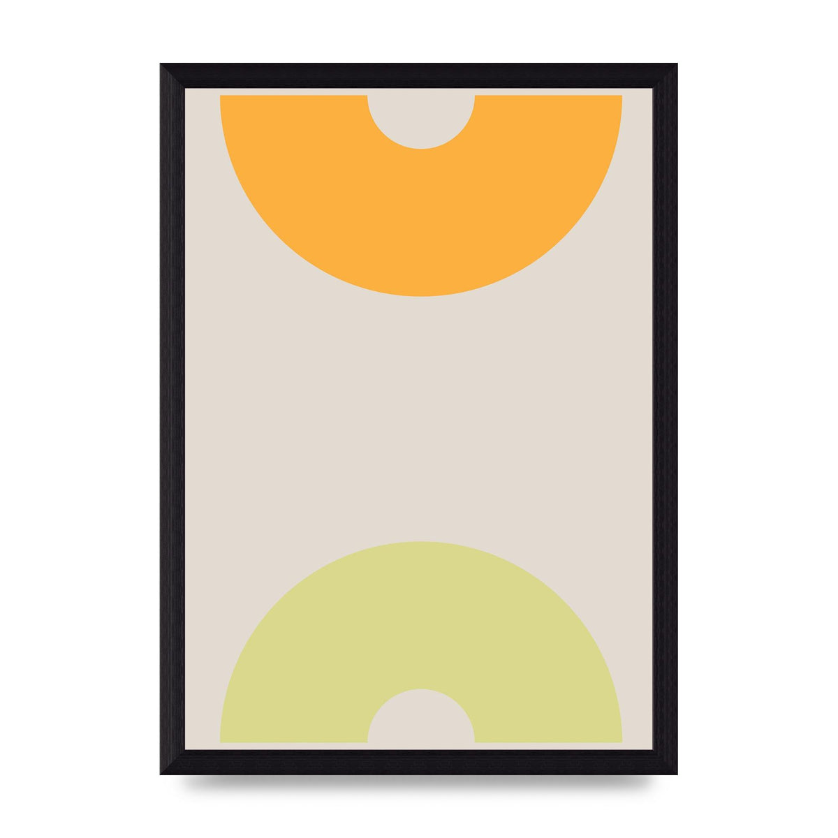 Graphic Arch Yellow Two Art For The Home - A4 framed
