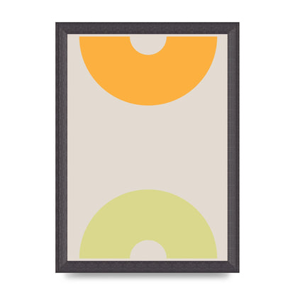 Graphic Arch Yellow Two Art For The Home - A4 framed
