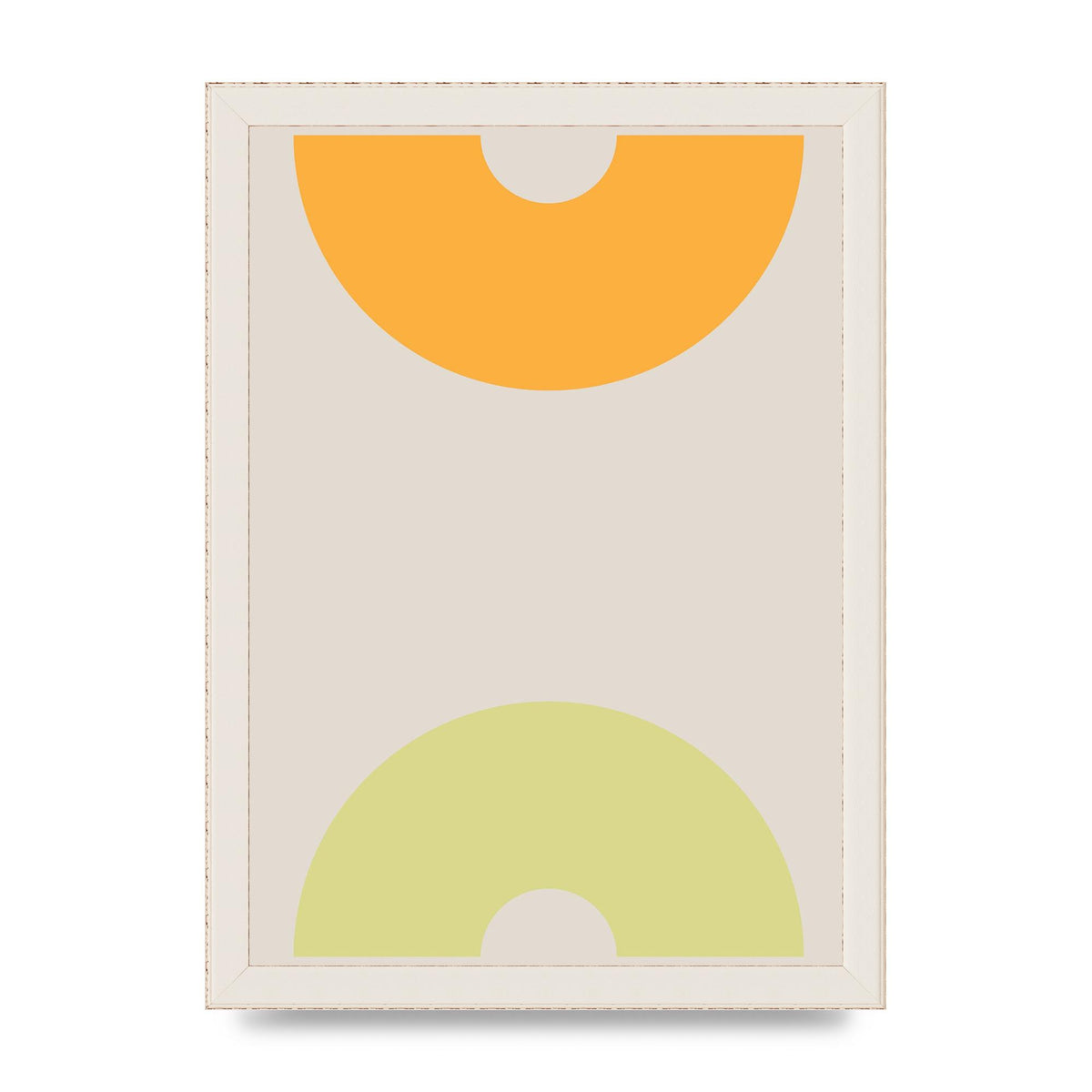 Graphic Arch Yellow Two Art For The Home - A4 framed