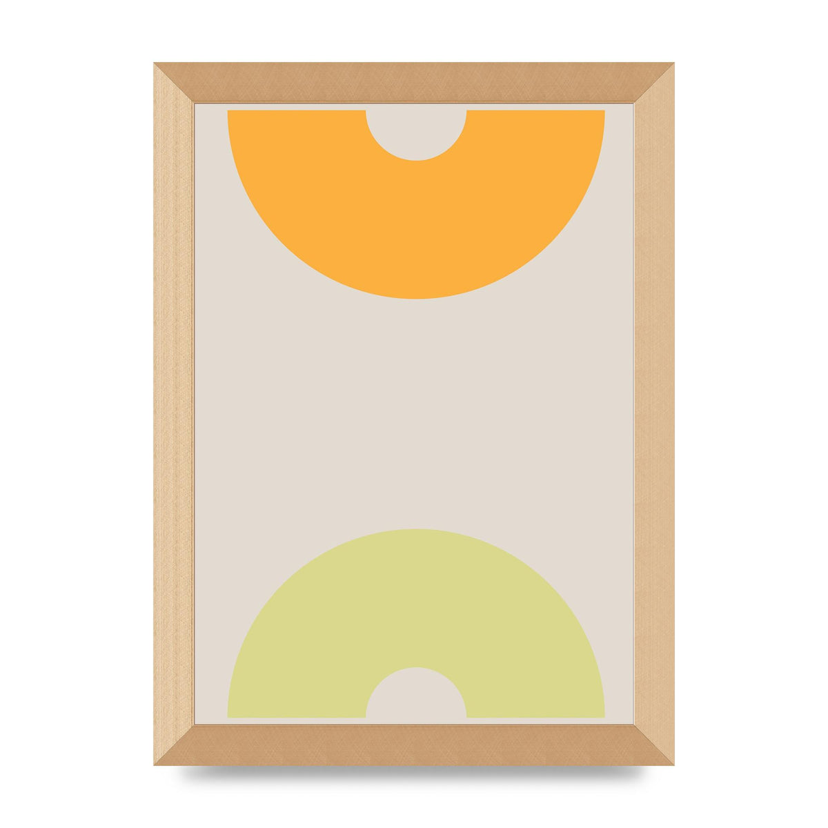 Graphic Arch Yellow Two Art For The Home - A4 framed