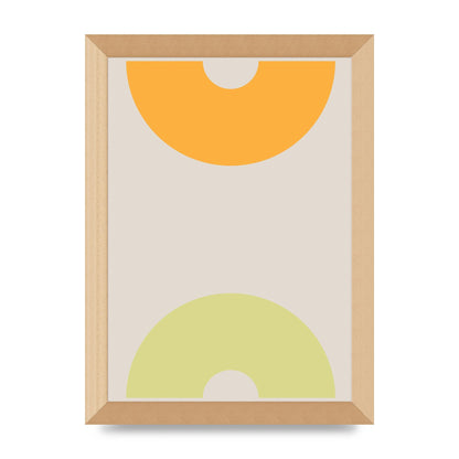 Graphic Arch Yellow Two Art For The Home - A4 framed