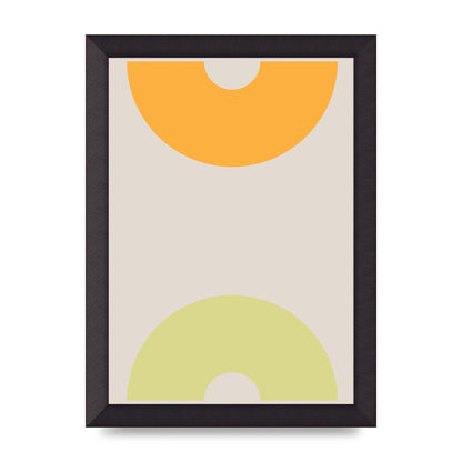 Graphic Arch Yellow Two Art For The Home - A4 framed