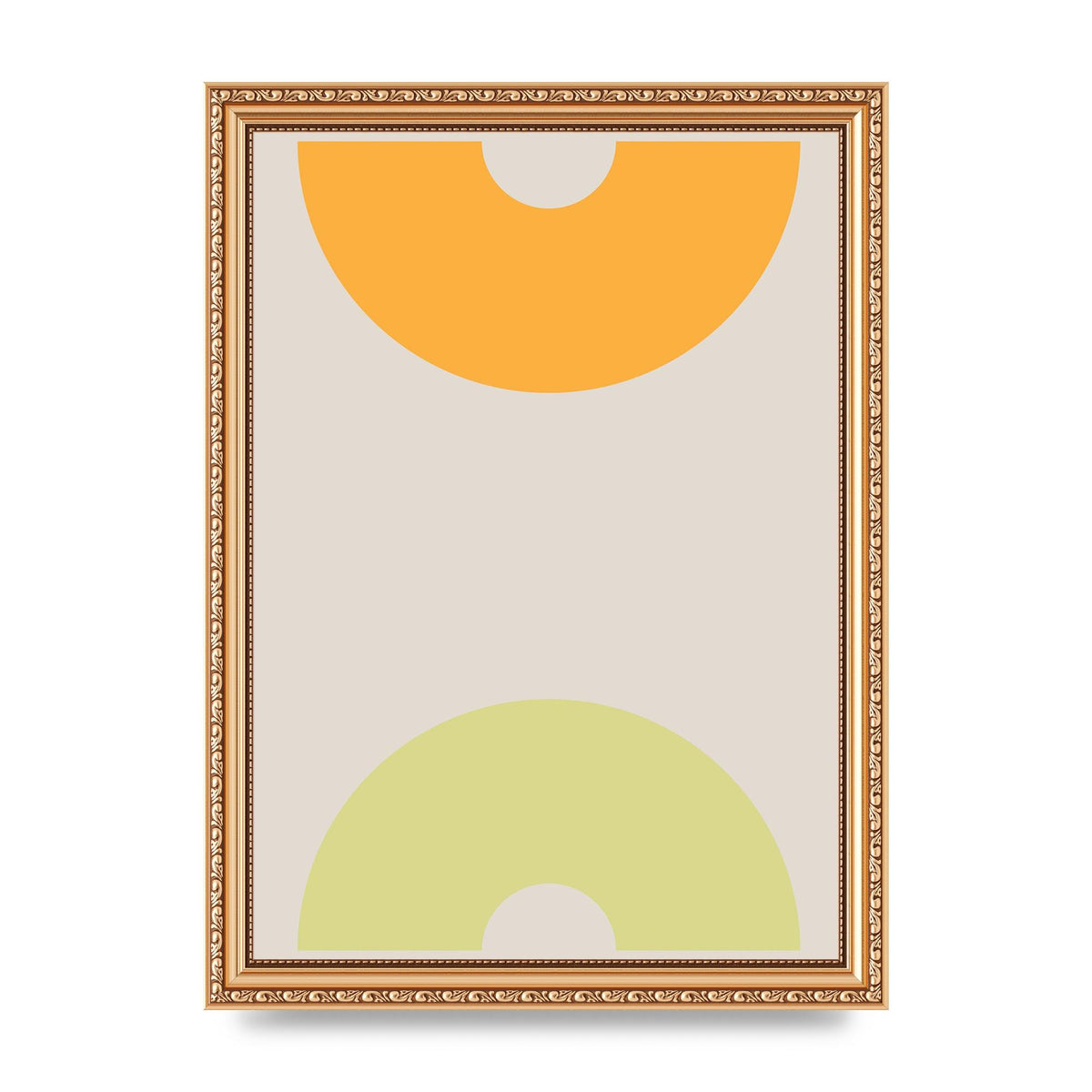 Graphic Arch Yellow Two Art For The Home - A4 framed
