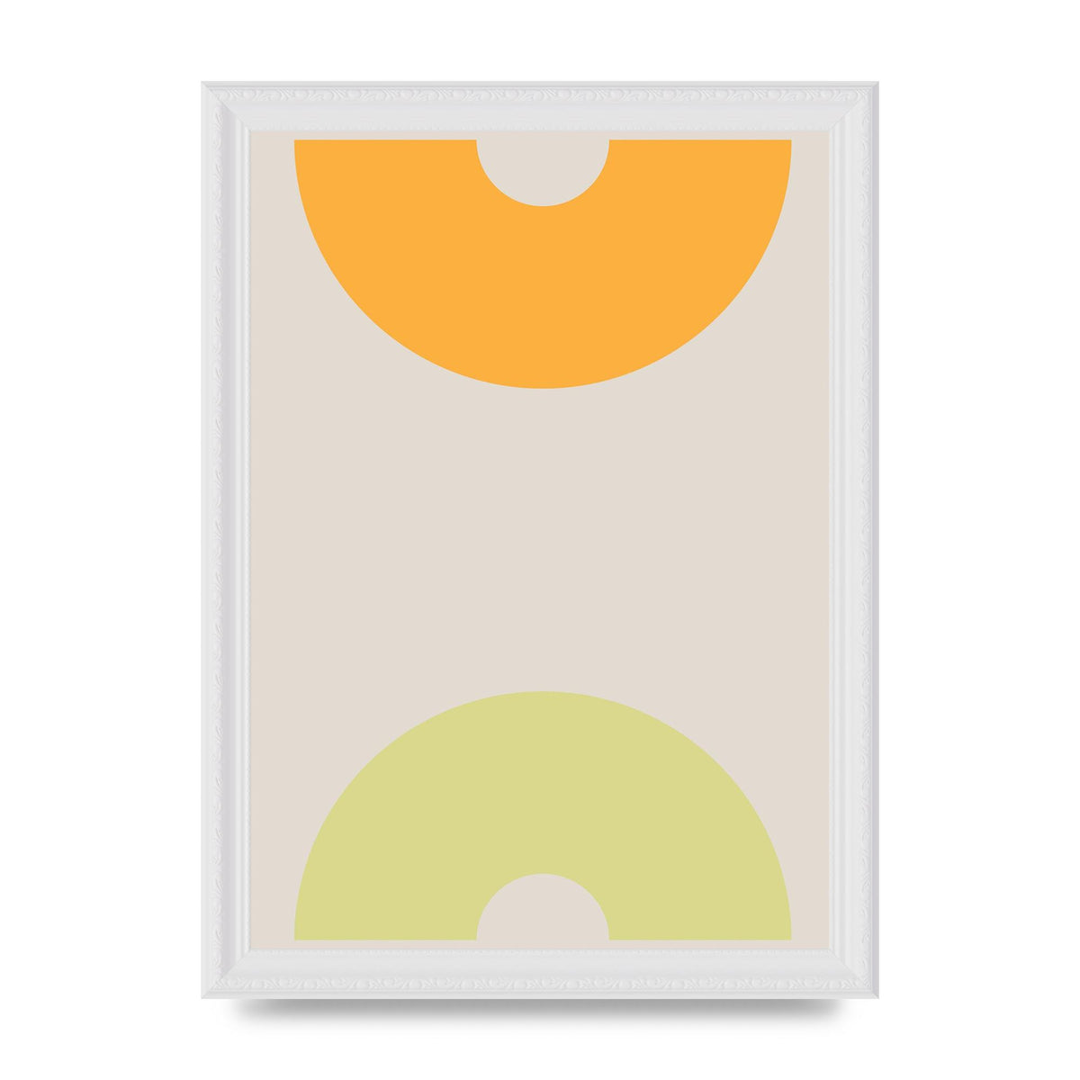 Graphic Arch Yellow Two Art For The Home - A4 framed