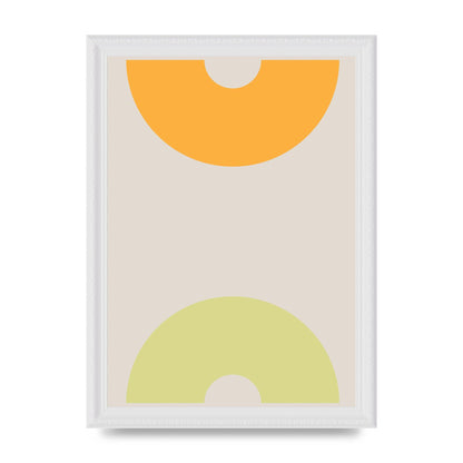 Graphic Arch Yellow Two Art For The Home - A4 framed