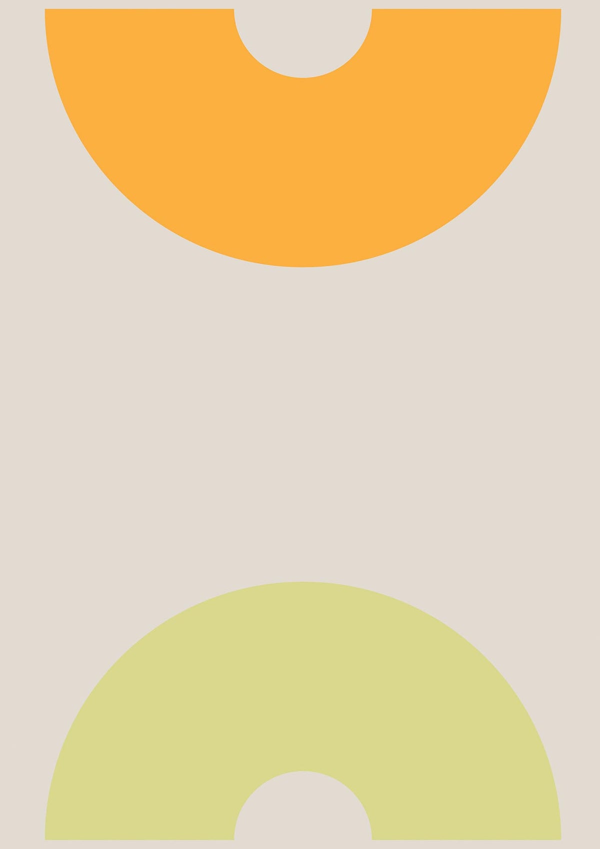 Graphic Arch Yellow Two Art For The Home - detail