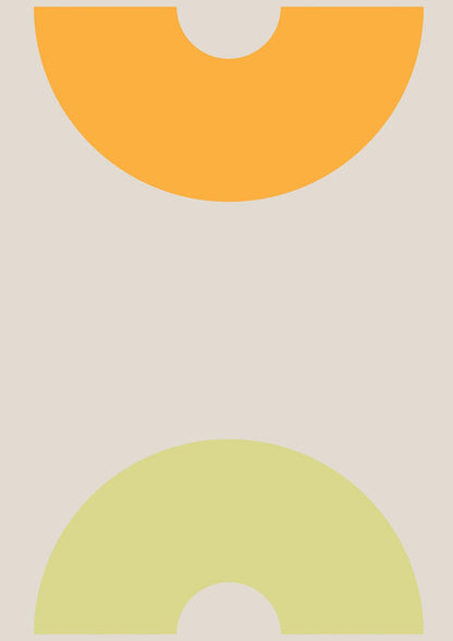 Graphic Arch Yellow Two Art For The Home - detail