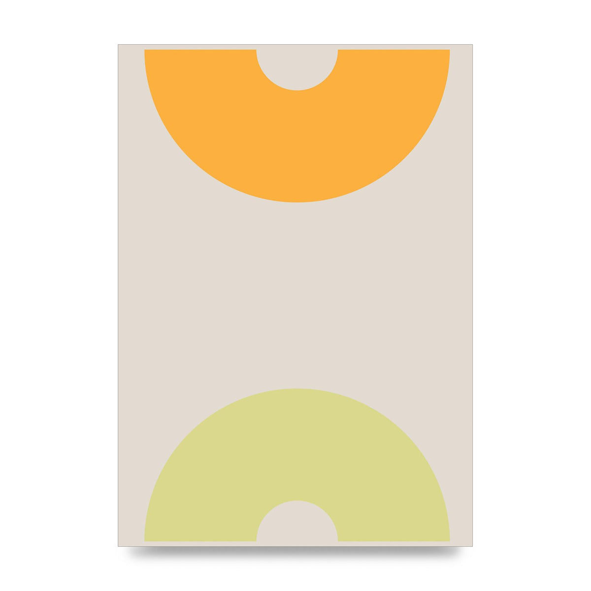 Graphic Arch Yellow Two Art For The Home - unframed print