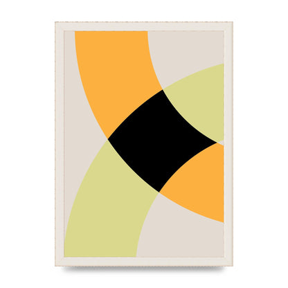 Graphic Arch Yellow Five Art For The Home - A3 framed