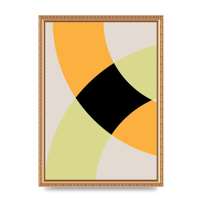 Graphic Arch Yellow Five Art For The Home - A3 framed