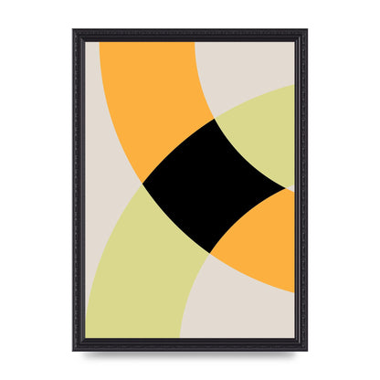 Graphic Arch Yellow Five Art For The Home - A3 framed