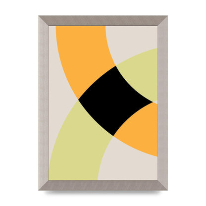 Graphic Arch Yellow Five Art For The Home - A4 framed