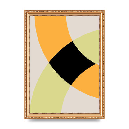 Graphic Arch Yellow Five Art For The Home - A4 framed