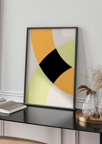 Graphic Arch Yellow Five Art For The Home - living room 4