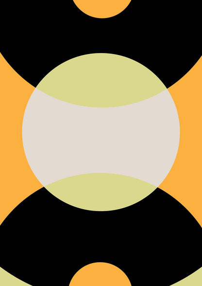 Graphic Arch Yellow Seven Wall Art - detail