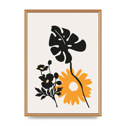 Mustard Flower Series Six Art For The Home - A2 framed