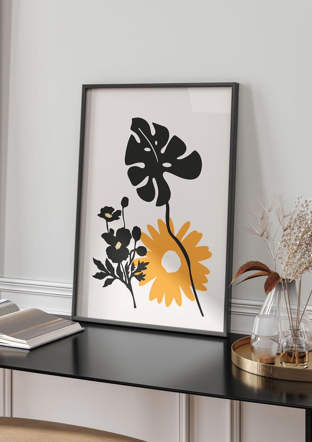 Mustard Flower Series Six Art For The Home - living room 4