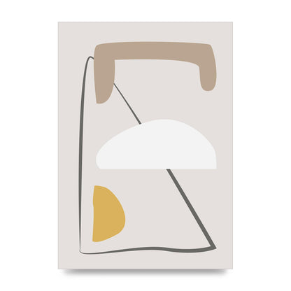 Soft Abstract Pattern Series Four Printed Poster - unframed print