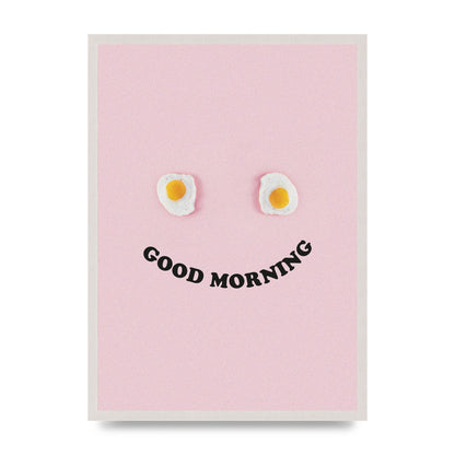 Good Morning Egg Face" Wall Art - A2 framed